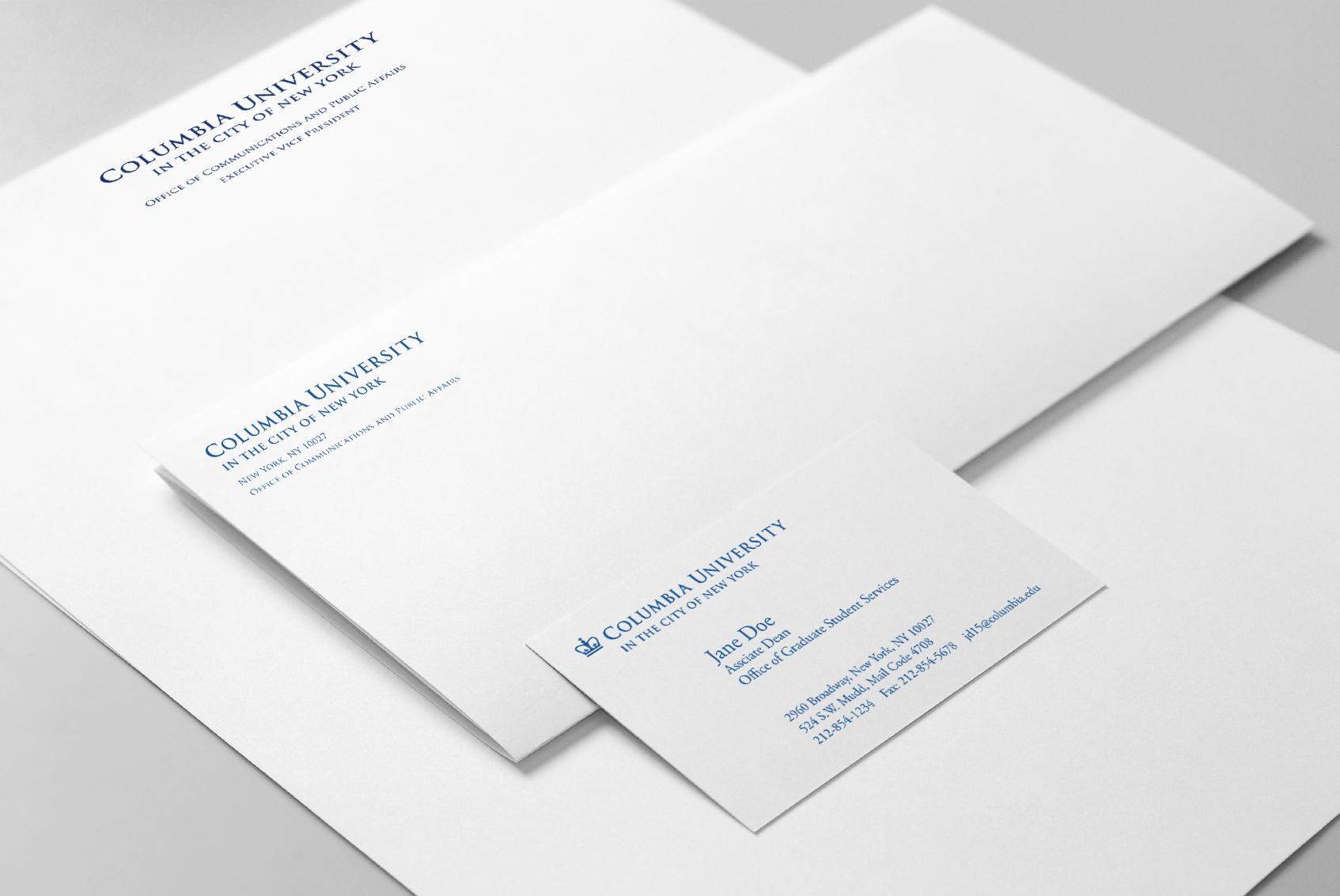 Stationery samples