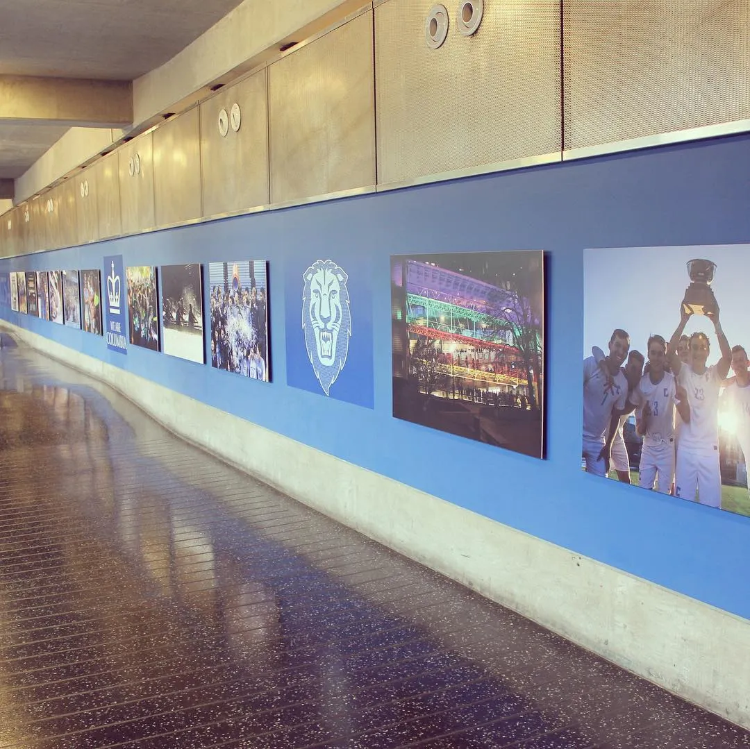 wall graphics in Lerner Hall
