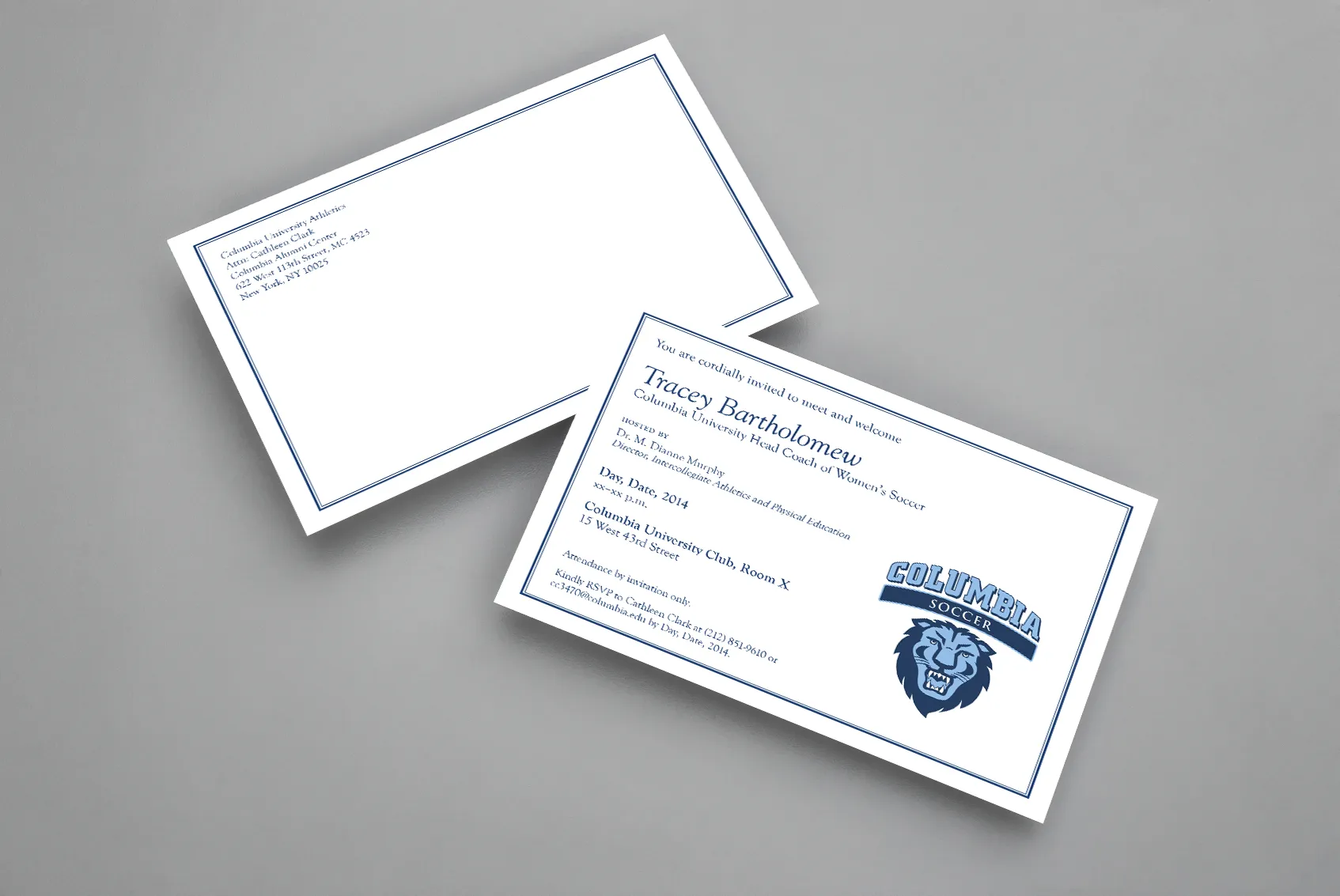 Sample invitations