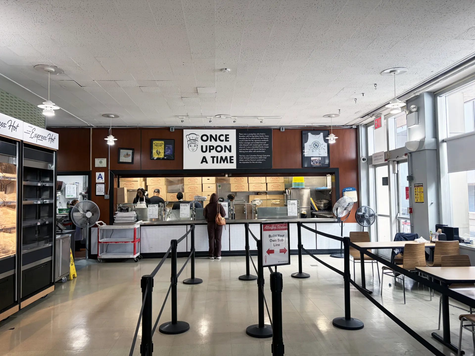 Chef Mike's sub shop lines