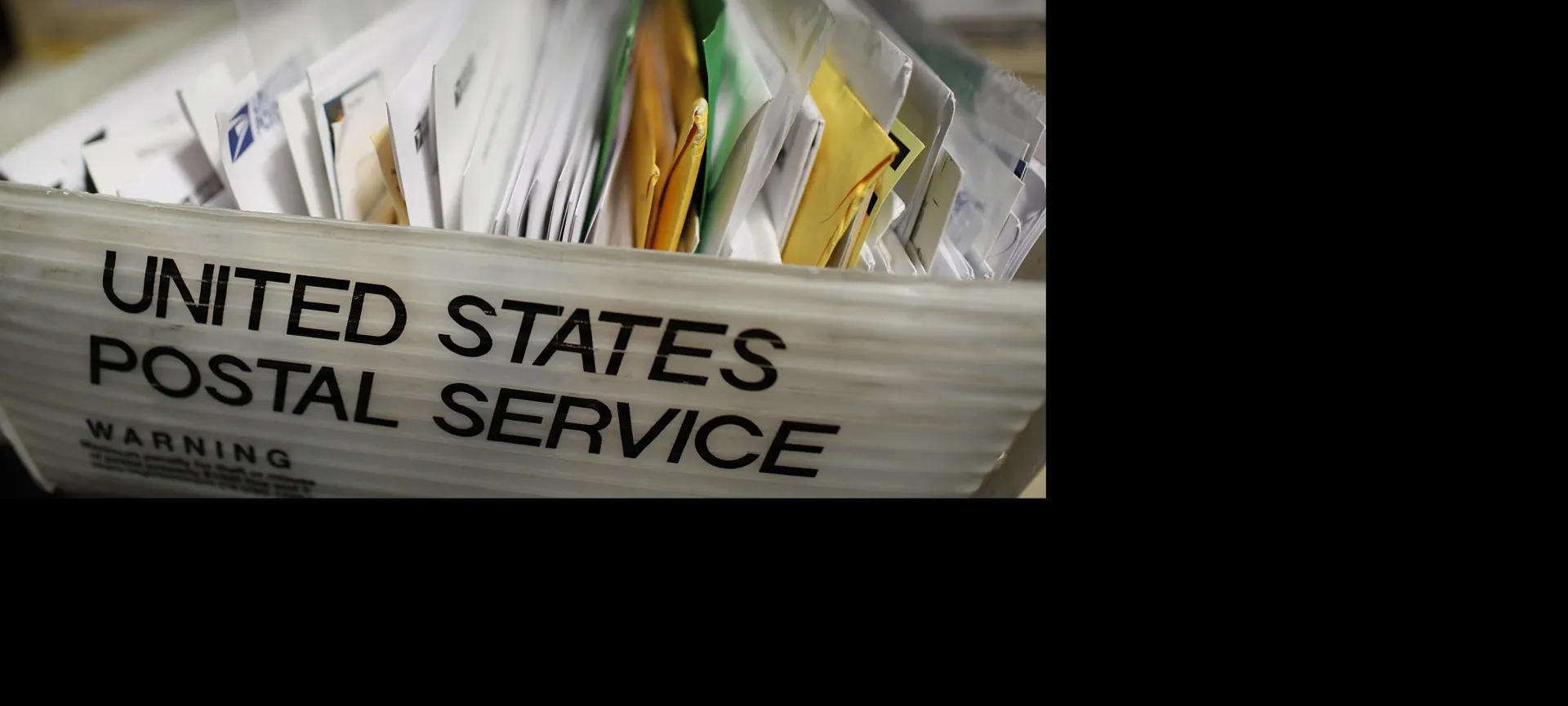 Mail in post office box